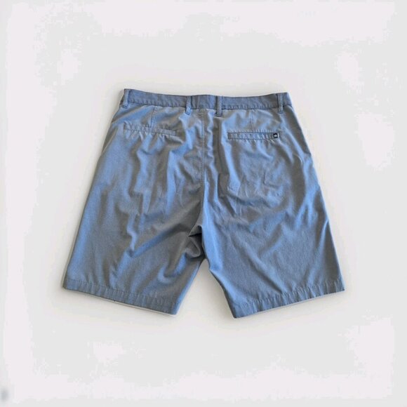 Travis Mathew Shorts Mens US 36 Heathered Blue Golf Ripstop Stretch Lightweight - Picture 14 of 14